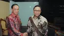 Ketua MPR Zulkifli Hasan menerima Duta Besar Jepang, Yasuaki Tanizaki, di Gedung Parlemen, Jakarta, Senin (3/11/2014). (Liputan6.com/Andrian M Tunay)