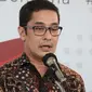 Di Graha BNPB, Jakarta (2/4/2020), Ketua Relawan Covid-19 Andre Rahadian menyampaikan, data yang masuk per tanggal 1 April 2020 pukul 17.00 WIB ada 15.250 relawan. (Dok Badan Nasional Penanggulangan Bencana/BNPB)