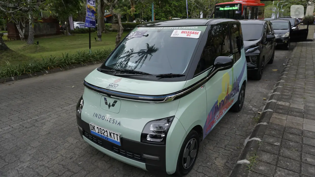 Wuling Air ev jadi official car partner KTT G20 Bali