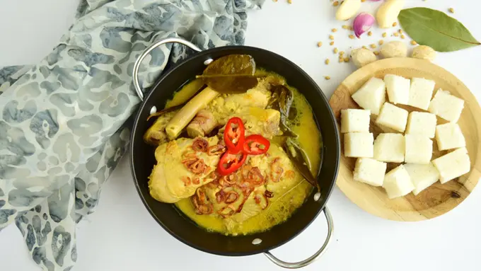 opor ayam tahu