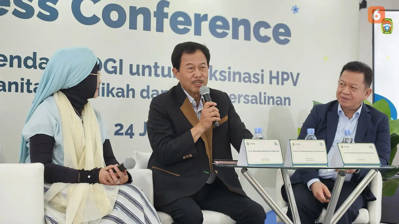 Ketua Umum Perkumpulan Obstetri dan Ginekologi Indonesia (POGI), Prof. Dr. dr. Yudi Mulyana Hidayat, Sp.OG(K) (Foto: Aditya Eka Prawira/Liputan6.com)