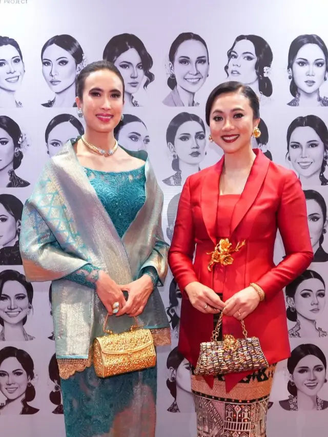 Adu Gaya Anggun Titiek Soeharto dan Menpar Widi Wardhana Jadi Juri Puteri Indonesia, Berbalut Kebaya Cerah