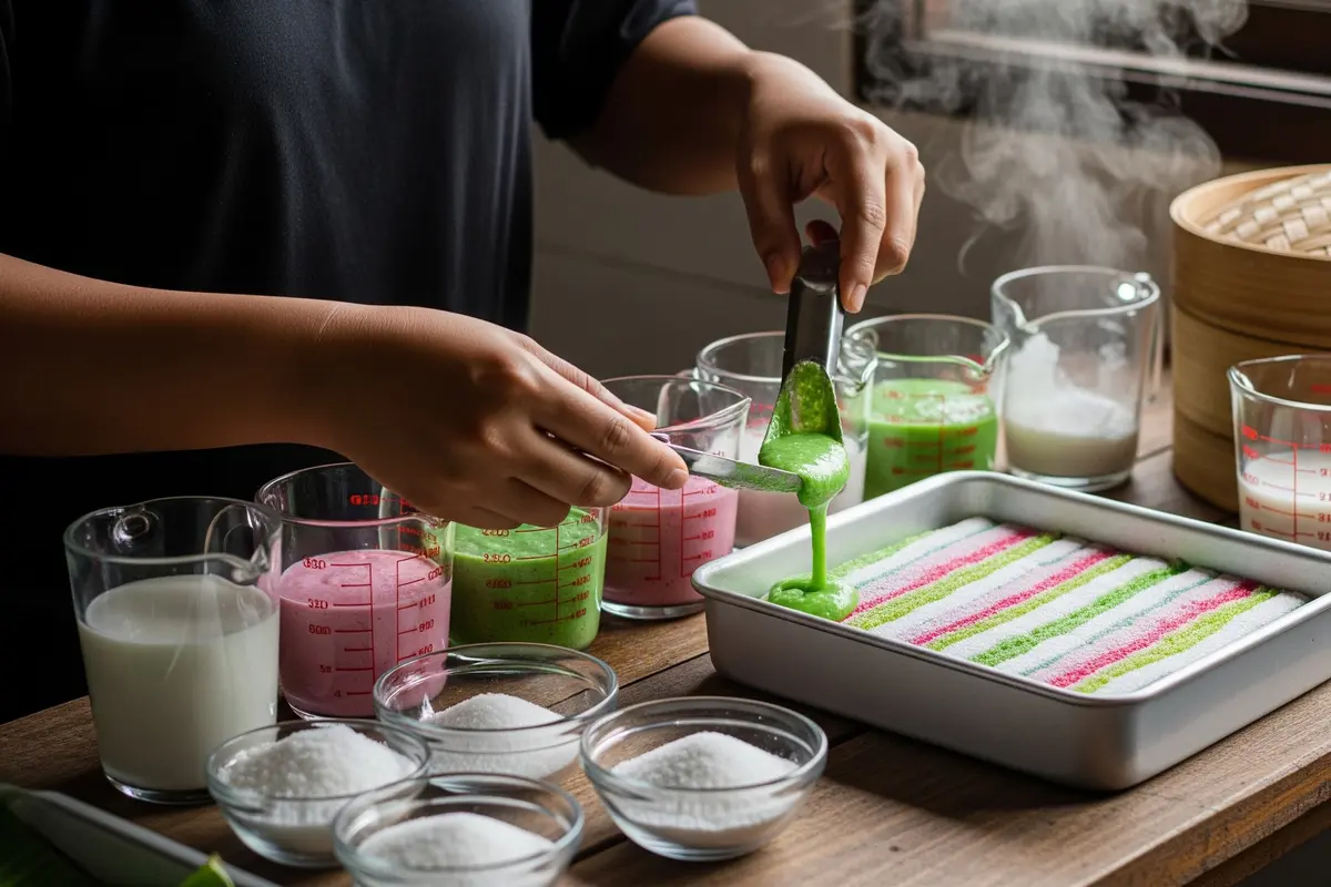 Kue Lapis Kanji Takaran Gelas
