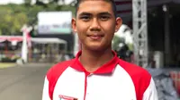 Calon Paskibraka Nasional 2019 dari Bengkulu, Sudrajat Prawijaya. (Foto: Liputan6.com/Ratu Annisaa Suryasumirat).