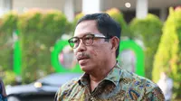 Penjabat (Pj) Gubernur Jawa Tengah, Nana Sudjana saat menghadiri acara puncak peringatan Hari Pers Nasional (HPN) ke-78 di Ecovention Ancol, Jakarta, Selasa (20/2/2024). (Foto: Istimewa)