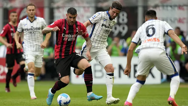 FOTO: Kalahkan Atalanta, AC Milan Makin Dekat Raih Scudetto