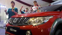 PT Krama Yudha Tiga Berlian Motors (KTB) resmi meluncurkan All New Mitsubishi Triton. Generasi kelima Mitsubishi Strada Triton ini mengalami penyegaran cukup signifikan. (Septian/Liputan6.com)