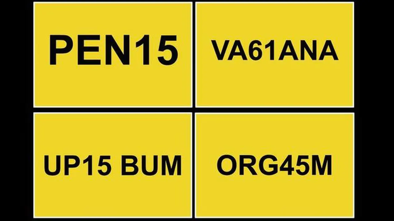 Tak Semua Plat Nomor Bermakna Cabul Dilarang di Inggris