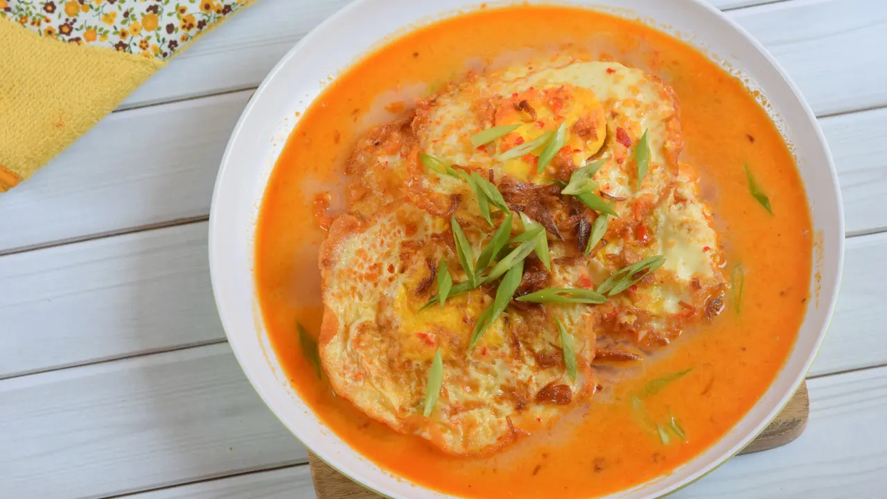 telur ceplok santan