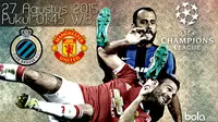 Club Brugge vs Manchester United (Bola.com/Samsul Hadi)