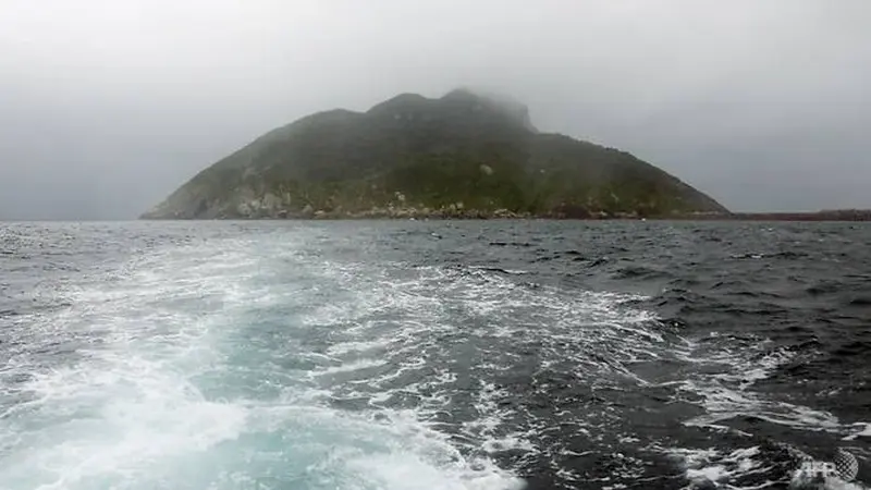 Pulau Okinoshima, 60 km dari Munakata city, Fukuoka prefecture. (AFP)