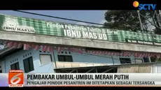 Polisi telah menetapkan seorang tersangka berinisial M yang membakar umbul-umbul merah putih.