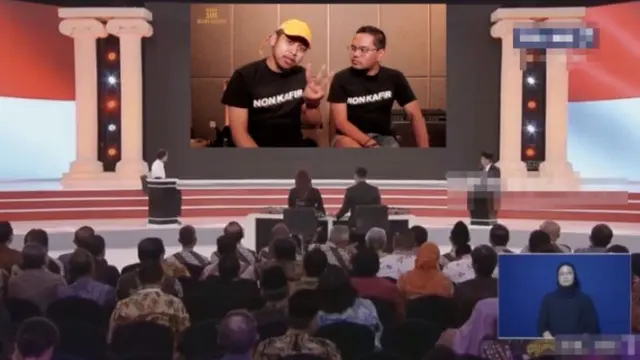 7 Editan Kocak Layar Debat Capres Kedua, Bikin Ngakak