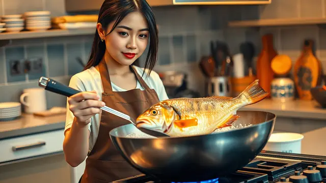 tips menggoreng ikan agar tidak lengket