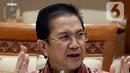 Presiden Direktur PT Freeport Indonesia Tony Wenas memberikan paparan saat rapat dengar pendapat (RDP) dengan Komisi VII DPR RI di komplek Parlemen, Jakarta, Rabu (19/2/2020). Freeport menjelaskan perkembangan pembangunan pabrik pengolahan dan pemurnian (smelter) tembaga. (Liputan6.com/Johan Tallo)