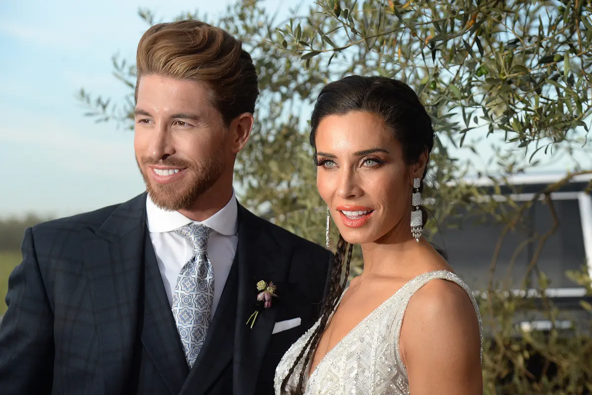 Momen Kebahagian Sergio Ramos dan Pilar Rubio di Hari Pernikahan