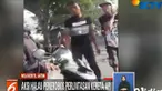 Aksi penghalangan dilakukan karena sang pengendara tetap nekad melintas meski sudah ada peringatan adanya kereta api yang akan melaju.