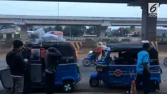 Jika tidak macet, Andreas dan keluarga diperkirakan akan menempuh waktu hanya 10 jam.