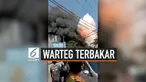 Satu unit kompor di sebuah Warung Tegal (Warteg) meledak. Api menyambar hingga menghanguskan tiga bangunan di sekitarnya. Kejadian ini terjadi di Jalan Permata dalam RT 02/15, Tegal Alur, Kalideres, Jakarta Barat, Selasa (10/9/2019). Dua orang terluk...