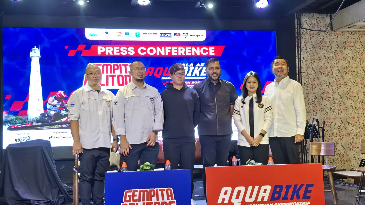Jumpa pers pelaksanaan final round Aquabike Indonesian Championship 2025