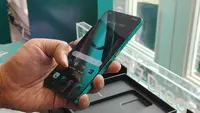 Realme GT 7 Dream Edition hasil kolaborasi dengan Aston Martin yang resmi rilis di Indonesia. (Liputan6.com/Agustinus Mario Damar)