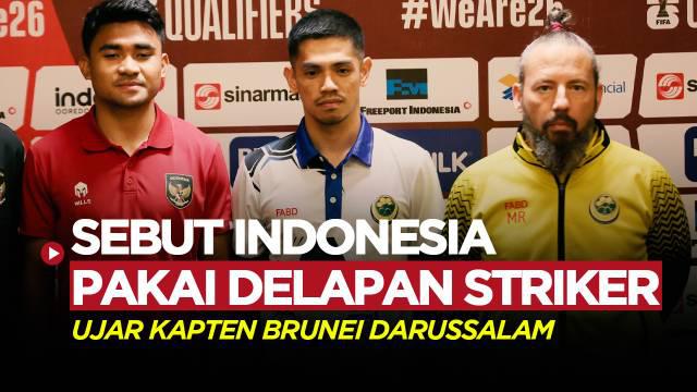 Berita video Kapten Timnas Brunie Darussalam, Hendra Azam Idris, sebut TImnas Indonesia akan tampil dengan delapan penyerang saat laga pada pukul 19.00 WIB nanti.