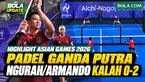 Ganda putra padel Indonesia, Valentinus Ngurah dan Armando Soemarno, harus mengakui keunggulan pasangan tuan rumah Jepang, Teruaki Ando dan Shinnosuke Nakamura, pada babak 16 besar (Round of 16) Asian Games Aichi-Nagoya 2026. Ngurah/Armando kalah dal...