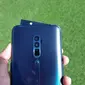 Bodi belakang Oppo Reno 10x Zoom (Liputan6.com/ Agustin Setyo W)