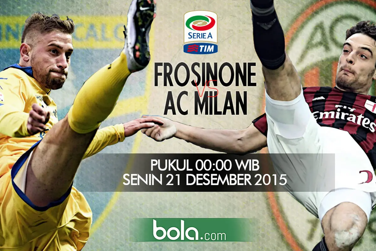 Frosinone vs AC Milan (Bola.com/Samsul Hadi)