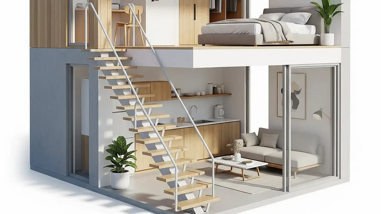 Rumah Minimalis Modern dengan Warna Netral