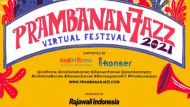 Anas Syahrul Alimi saat jumpa pers Prambanan Jazz Festival 2021