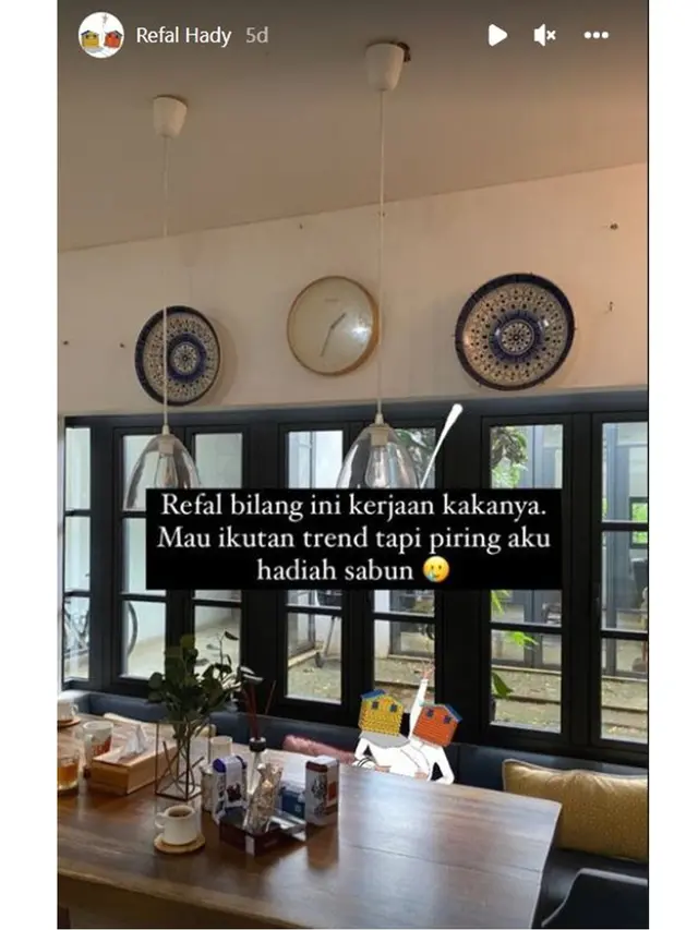 9 Potret Isi Rumah Refal Hady Bergaya Vintage dengan Nuansa Kekinian, Bikin Betah