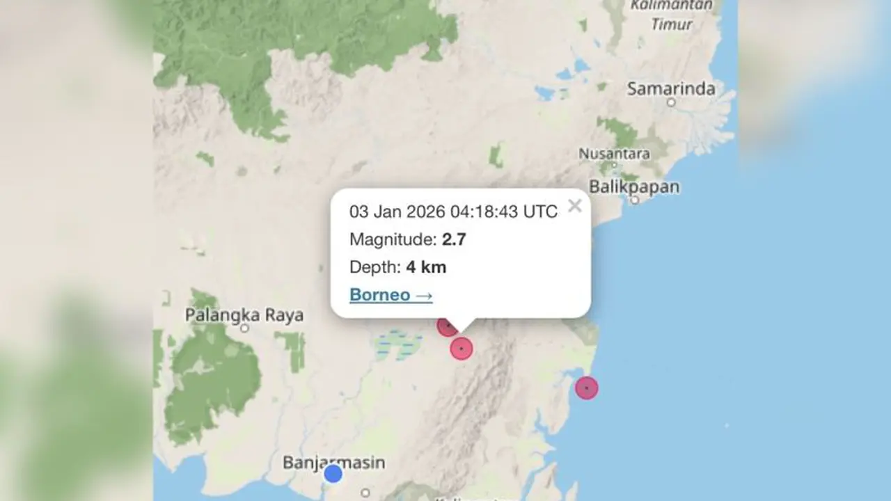 Gempa guncang Kalsel. (Antara)