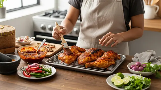 Resep Ayam Bakar Ala Rumah Makan Padang/Gemini AI