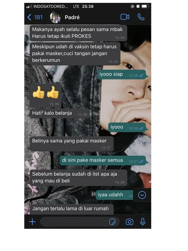 8 Chat Ayah Beri Nasihat ke Anak Ini Senyum Haru