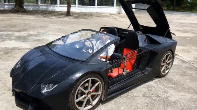 Keren Petani Ini Sulap Sepeda Motor Jadi Lamborghini