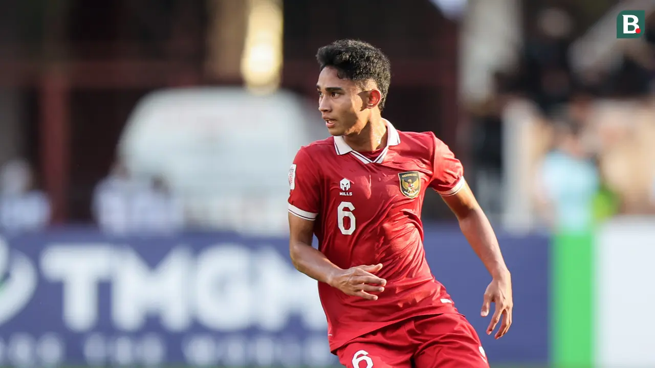 Pemain Timnas Indonesia Marselino Ferdinan