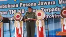 Citizen6, Banten: Secara bersamaan dilaksanaan pencanangan KB Perusahaan serta pelepasan Mobil Unit Penerangan (Mupen) On The Rood &quot;Pesona Jawara&quot; Tingkat  Nasional yang akan berkeliling ke seluruh Indonesia. (Pengirim: Pendam3)