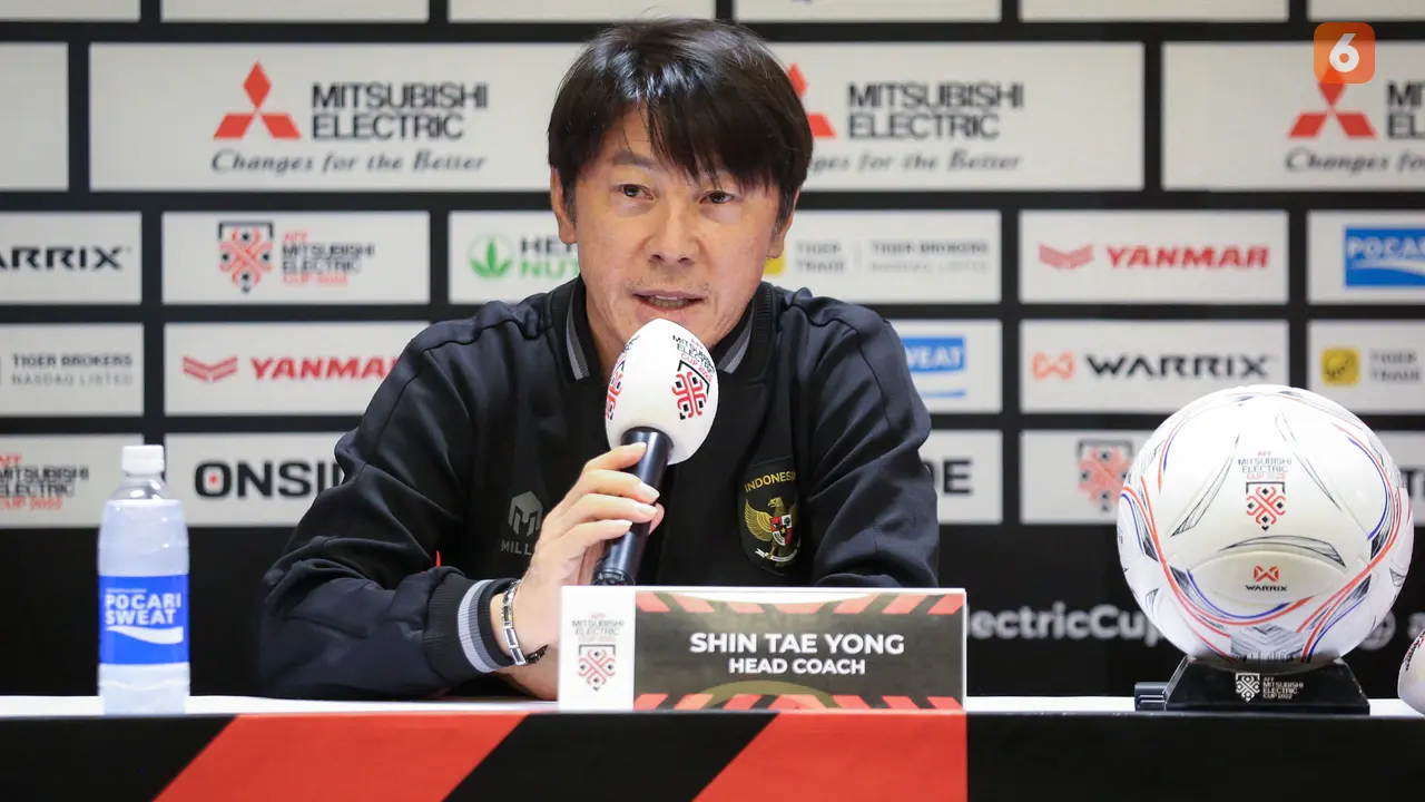 Konferensi Pers Menjelang Laga Semifinal Piala AFF 2022 antara Timnas Indonesia n Timnas Vietnam