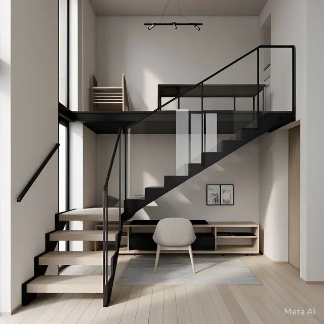 Desain dalam Rumah 2 Lantai Minimalis Modern Elegan