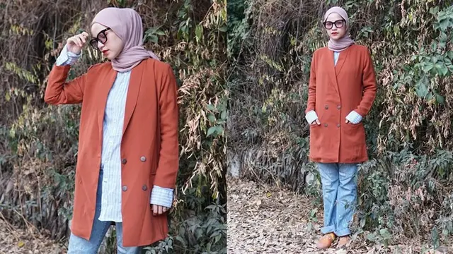 Marsha kini memiliki penampilan yang kreatif dalam mix and match outfit