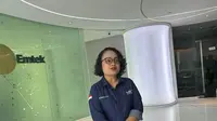 Corporate Secretary &amp; Legal Division Head PT Mandiri Utama Finance Elisabeth Lidya Sirait berkunjung ke redaksi Liputan6 di SCTV Tower, Kamis (22/8/2024). (Tira/Liputan6.com)