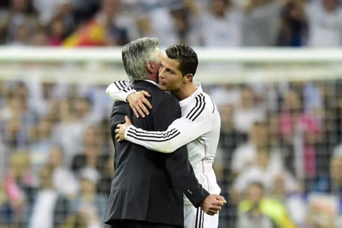 Ancelotti dan Cristiano Ronaldo