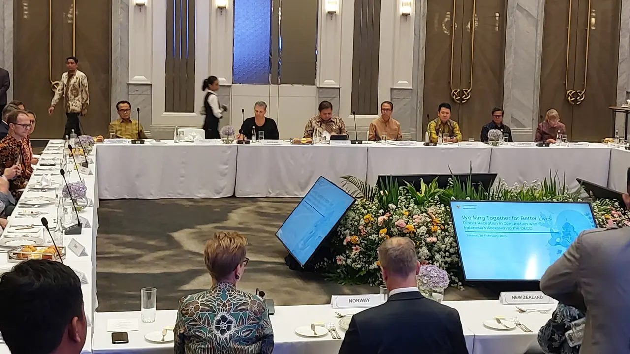 Rilis Mei 2024, Menko Airlangga Susun Peta Jalan Aksesi OECD Indonesia