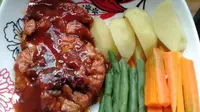 Resep chicken steak BBQ. (dok. Cookpad @estusae_kitchen)