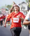 Ira Wibowo baru saja mengikuti ajang lari, Borobudur Marathon 2023 kategori 10 Km di Magelang, Jawa Tengah. [@irawbw]