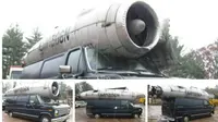 Unik! Mobil Ini Menggendong Mesin Jet