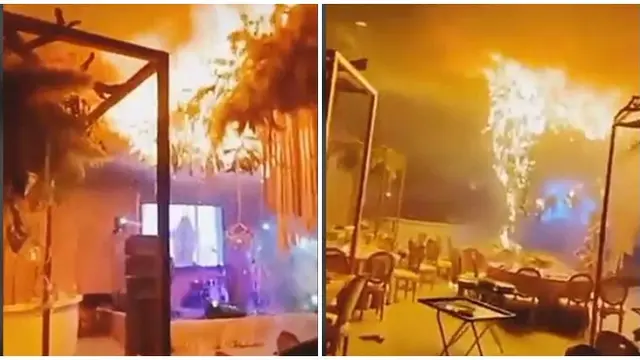 Niat Gunakan Kembang Api Agar Meriah, Pesta Pernikahan Ini Justru Berujung Kebakaran