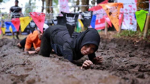 Counterpain Mud Warrior 4 di Bandung.