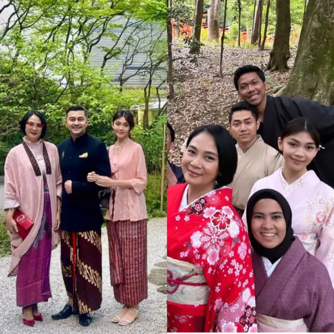 Keluarga Anjasmara dan Dian Nitami Liburan